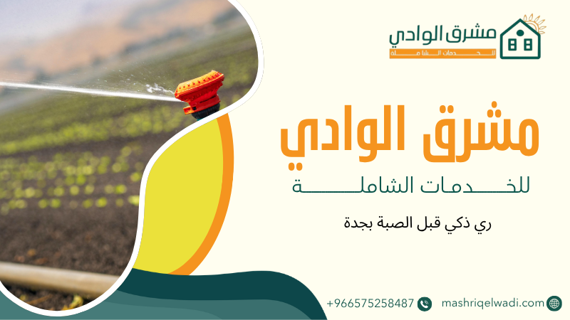ري ذكي قبل الصبة بجدة