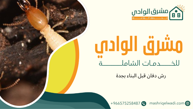 رش دفان قبل البناء بجدة