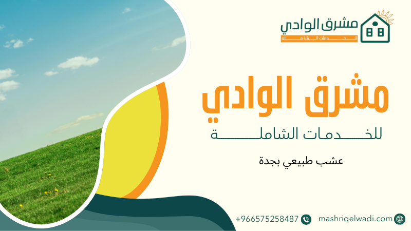 عشب طبيعي بجدة