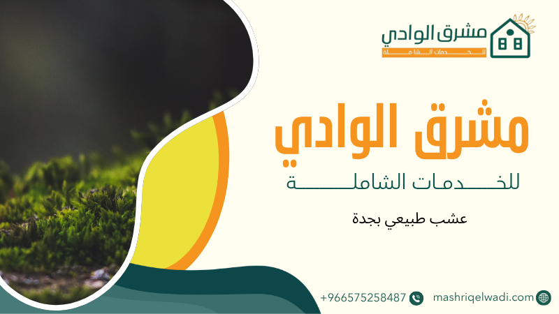 عشب طبيعي بجدة